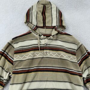 O'Neill Superfleece Poncho Hoodie XL Standard Fit Southwestern Striped FA3110100